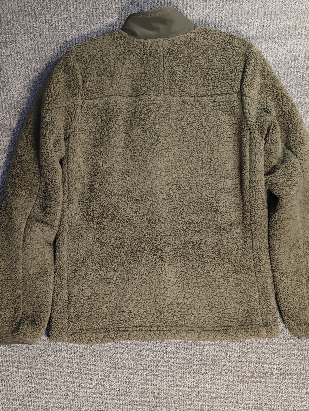 The North Face Cabin Fleece Campshire Full-Zip Jacket Size Small in Olive Green - Picture 7 of 12